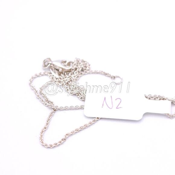 Authentic PANDORA Sterling Silver Chain Necklace - 590412 - Picture 9 of 10